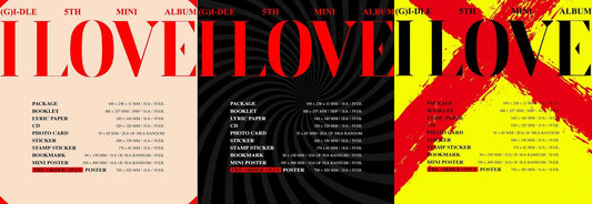 (G)I-DLE Mini Album Vol. 5 - I LOVE (Random)