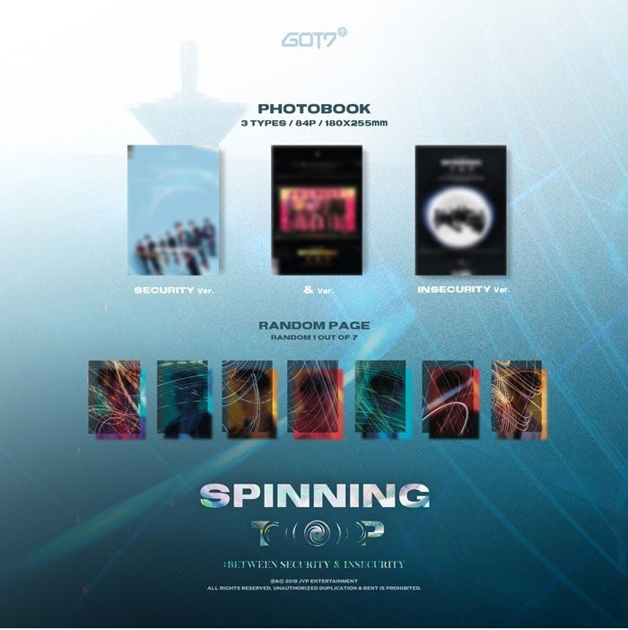 GOT7 Mini Album Vol. 9 - SPINNING TOP (Random)