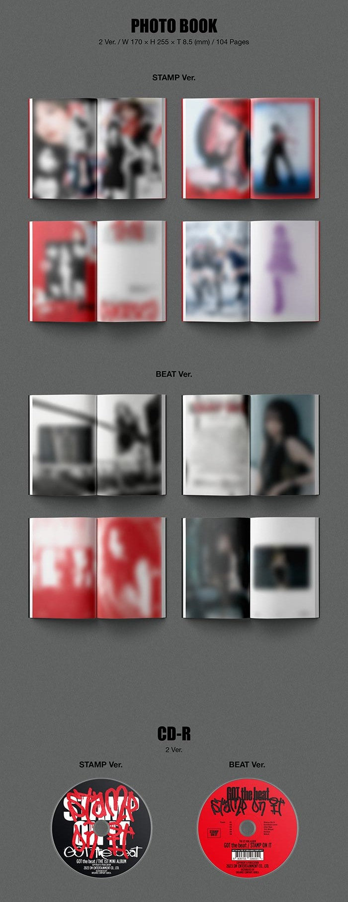 GOT the beat Mini Album Vol. 1 - Stamp On It (Random)