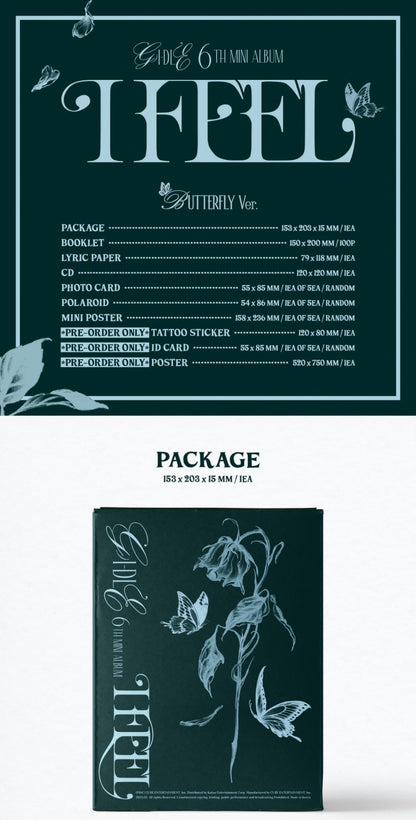 (G)I-DLE Mini Album Vol. 6 - I feel (Random)