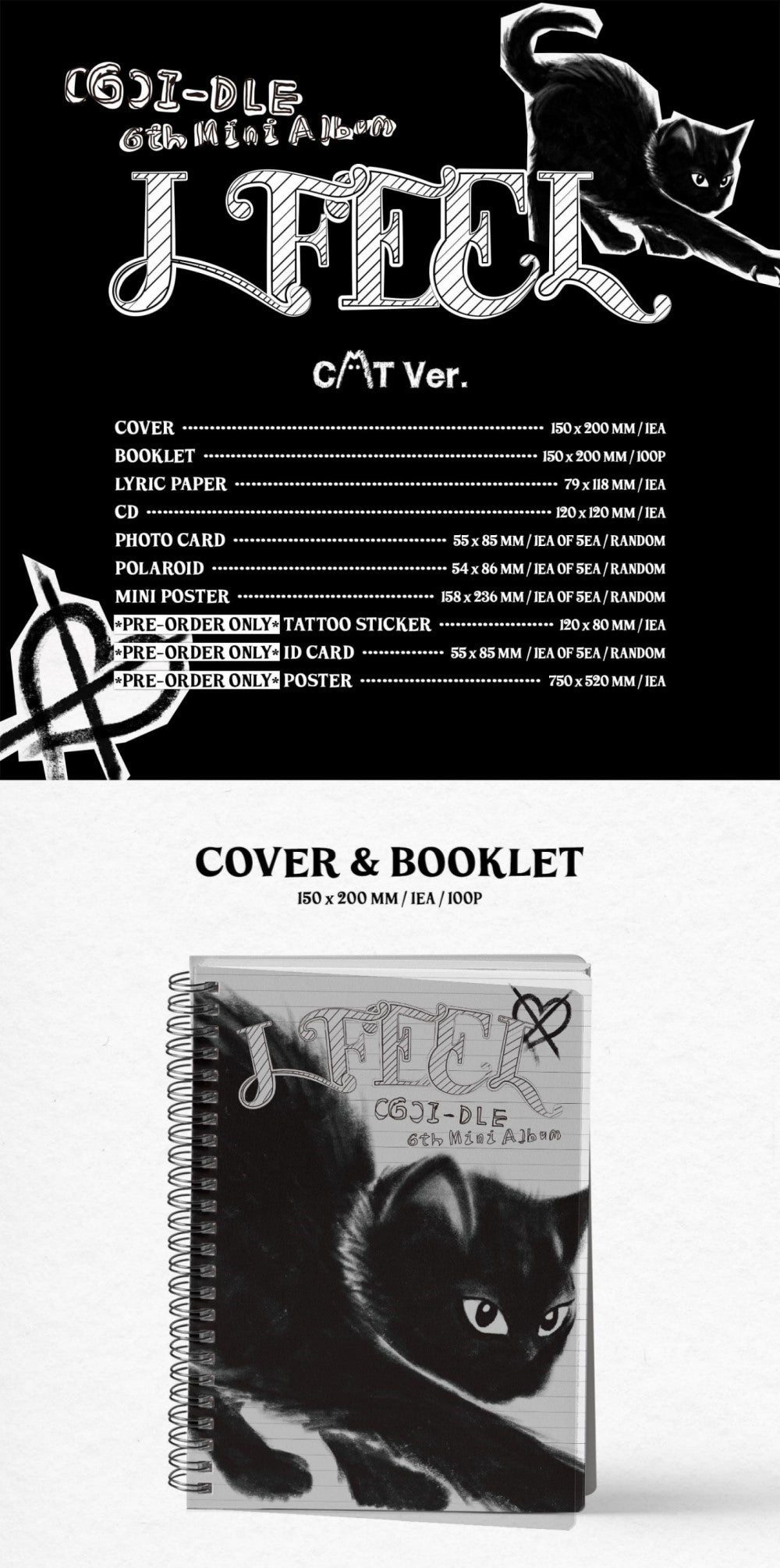 (G)I-DLE Mini Album Vol. 6 - I feel (Random)
