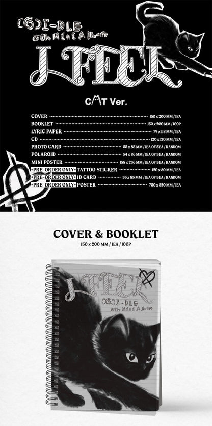 (G)I-DLE Mini Album Vol. 6 - I feel (Random)