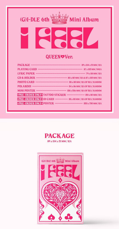(G)I-DLE Mini Album Vol. 6 - I feel (Random)