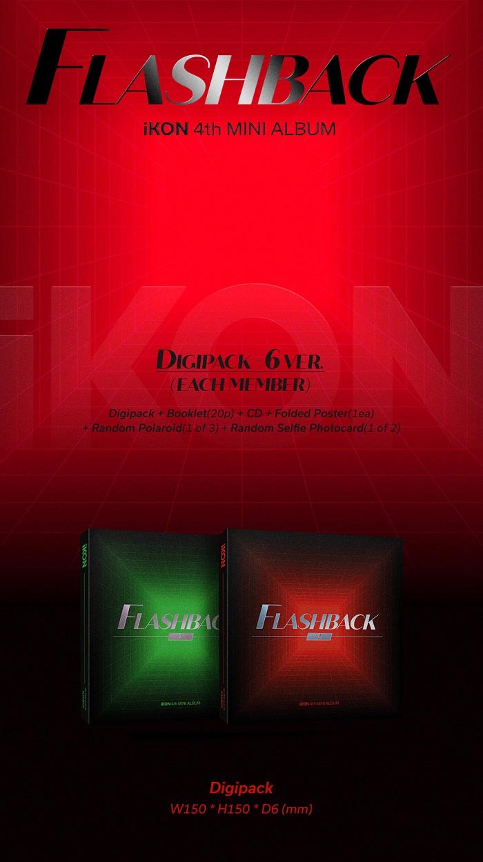 iKON Mini Album Vol. 4 - FLASHBACK (DIGIPACK Ver.) (Random)