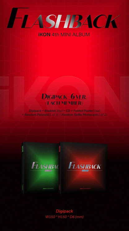 iKON Mini Album Vol. 4 - FLASHBACK (DIGIPACK Ver.) (Random)