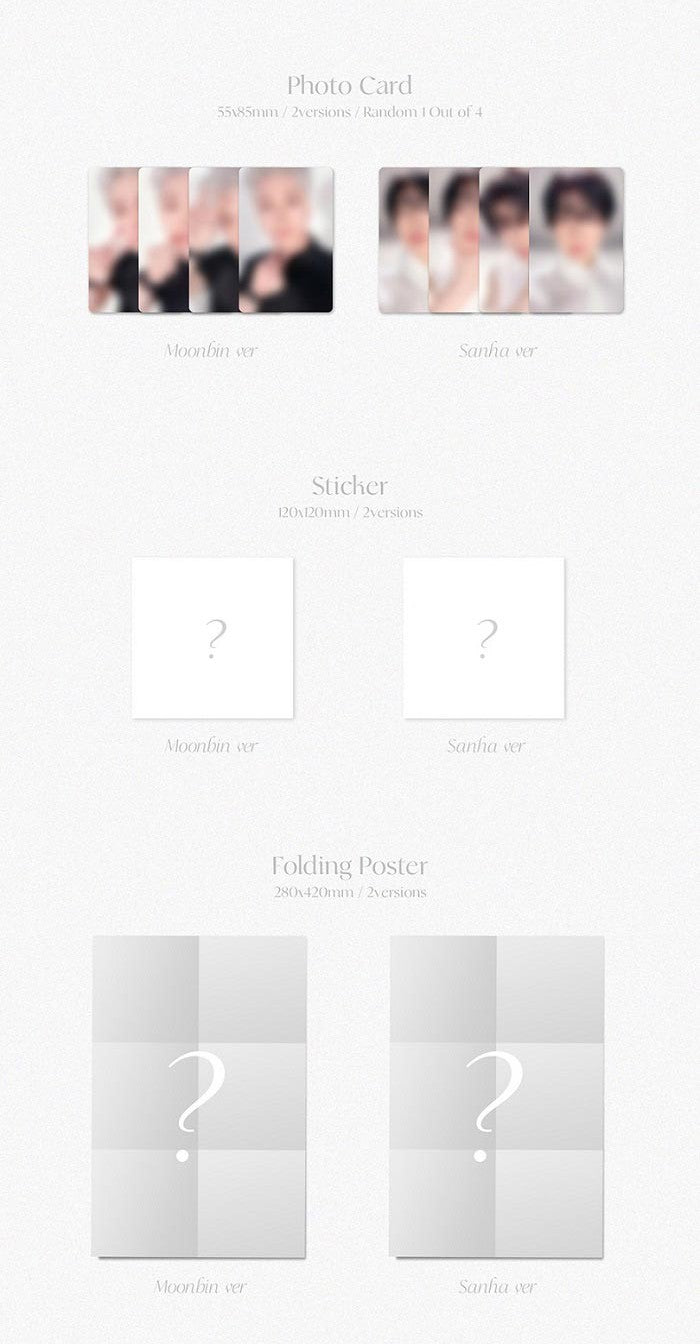 MOONBIN & SANHA (ASTRO) Mini Album Vol. 3 - INCENSE (Digipack Ver.) (Random)