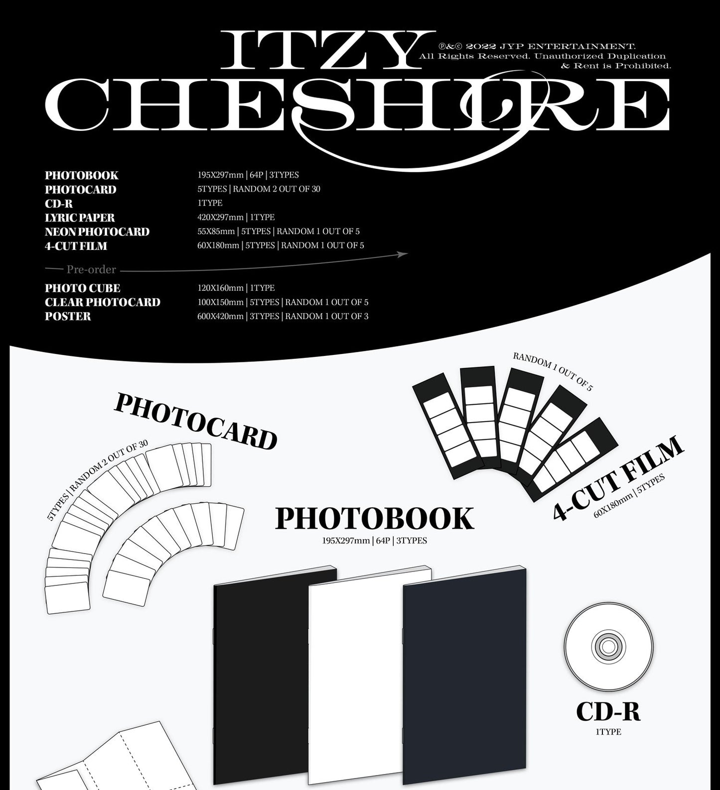 ITZY - CHESHIRE (STANDARD EDITION) (Random)