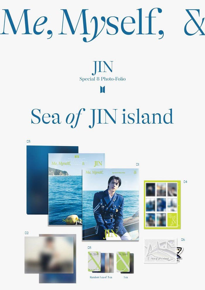 Jin - Special 8 Photo-Folio [Me, Myself, and Jin ‘Sea of JIN island’]