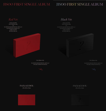 JISOO - 1st SINGLE ALBUM (Random)