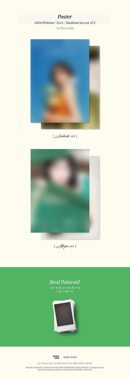 JO YURI Mini Album Vol. 1 - Op.22 Y-Waltz : in Major (Random)