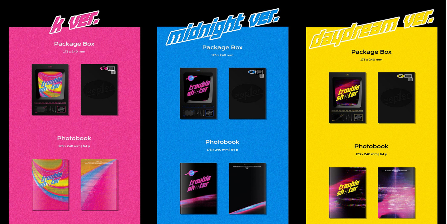 Kep1er Mini Album Vol. 3 - TROUBLE SHOOTER (Random)