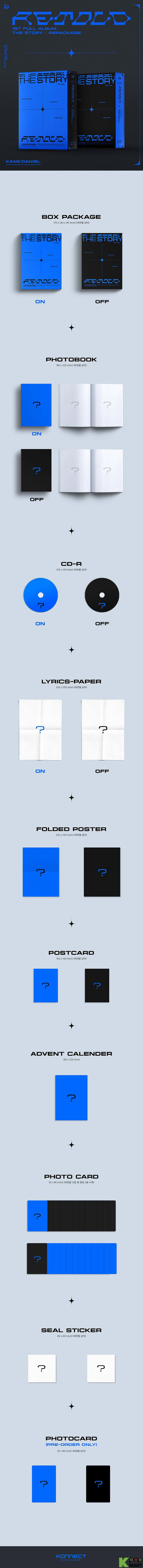 Kang Daniel 1st Full Album (Repackage) - Retold (Random)