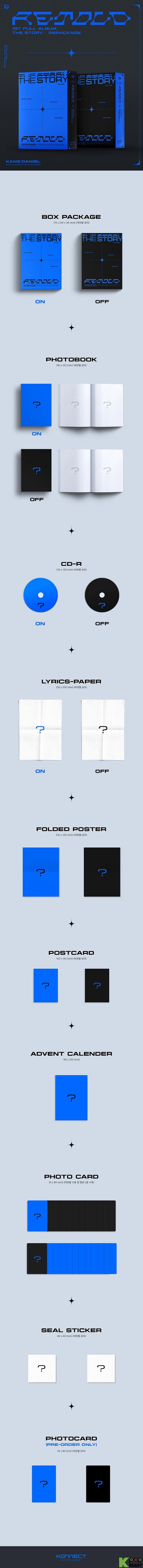 Kang Daniel 1st Full Album (Repackage) - Retold (Random)