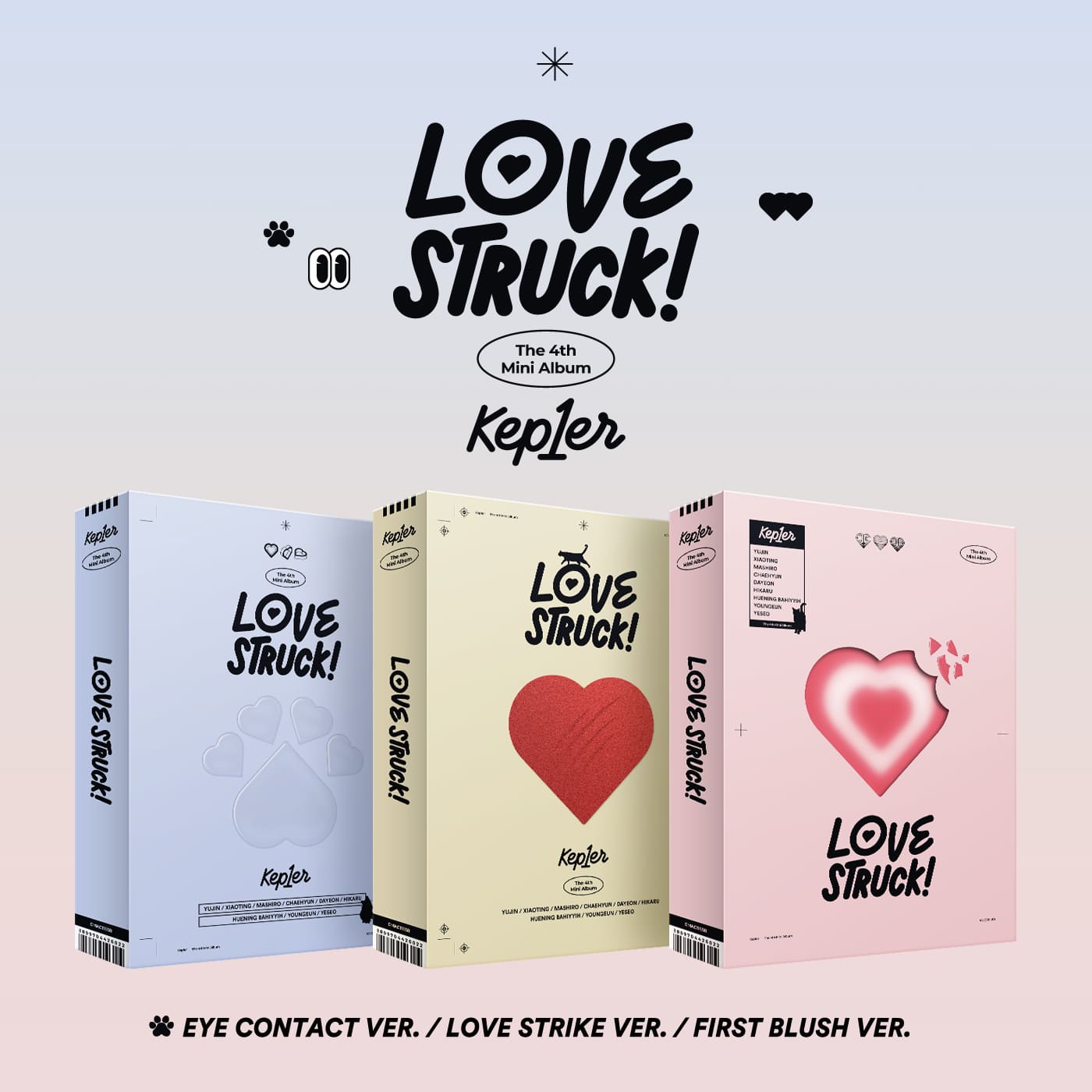 Kep1er Mini Album Vol. 4 - LOVESTRUCK! (Random)