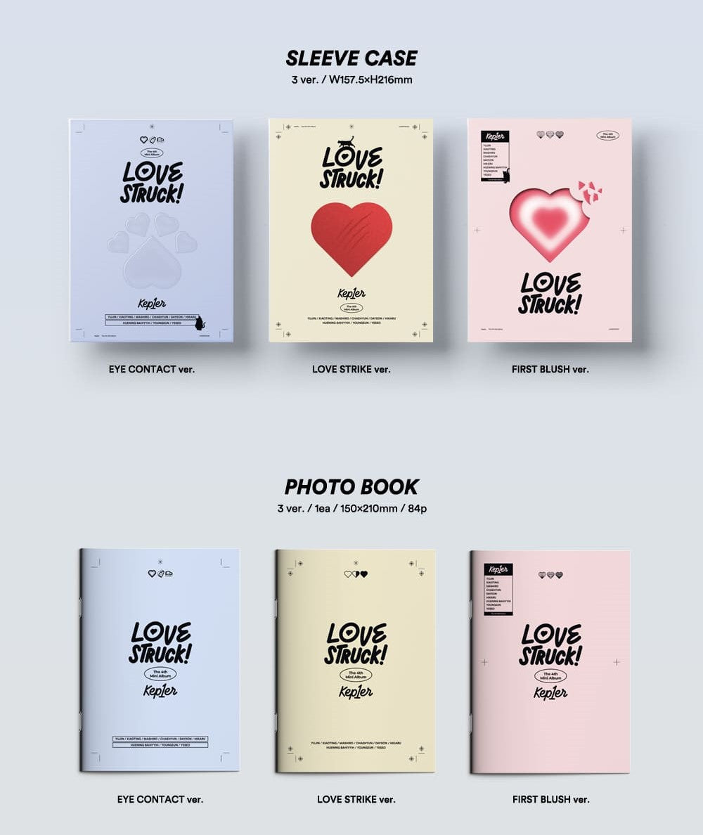 Kep1er Mini Album Vol. 4 - LOVESTRUCK! (Random)