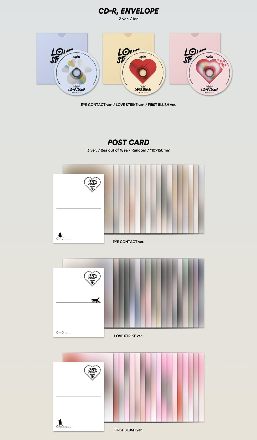 Kep1er Mini Album Vol. 4 - LOVESTRUCK! (Random)