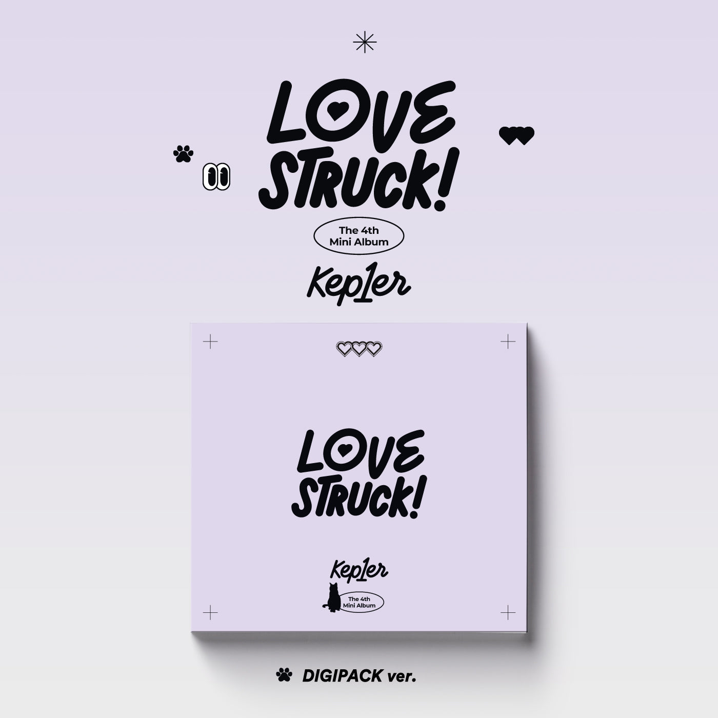 Kep1er Mini Album Vol. 4 - LOVESTRUCK! (DIGIPACK Ver.) (Random)