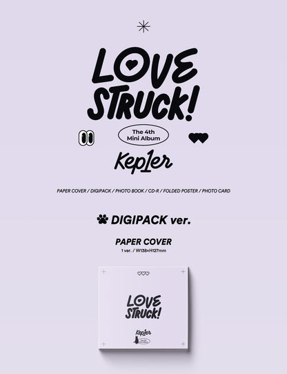 Kep1er Mini Album Vol. 4 - LOVESTRUCK! (DIGIPACK Ver.) (Random)