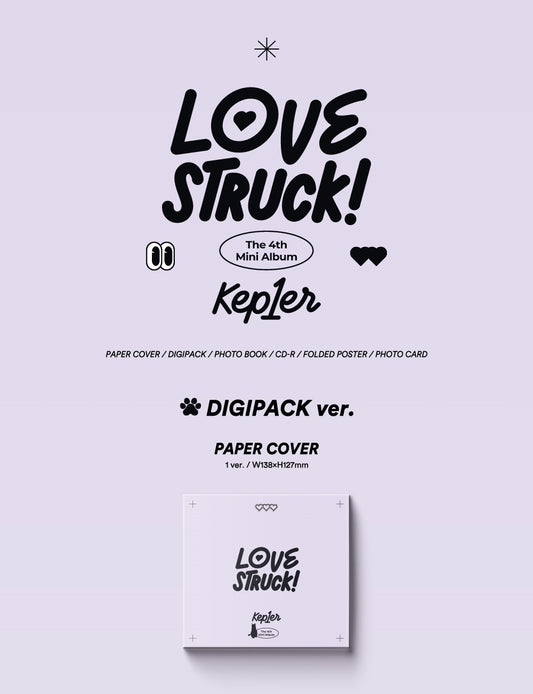 Kep1er Mini Album Vol. 4 - LOVESTRUCK! (DIGIPACK Ver.) (Random)