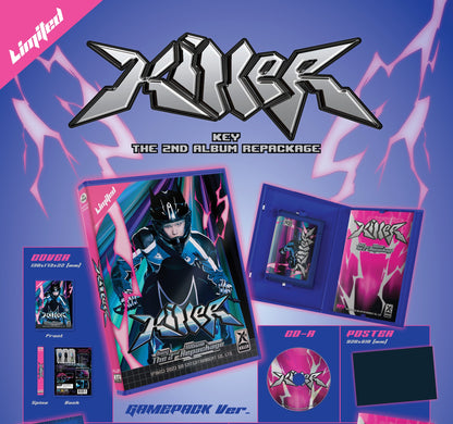 KEY Album Vol. 2 (Repackage) - Killer (GAMEPACK Ver.) (First Press Limited Edition)