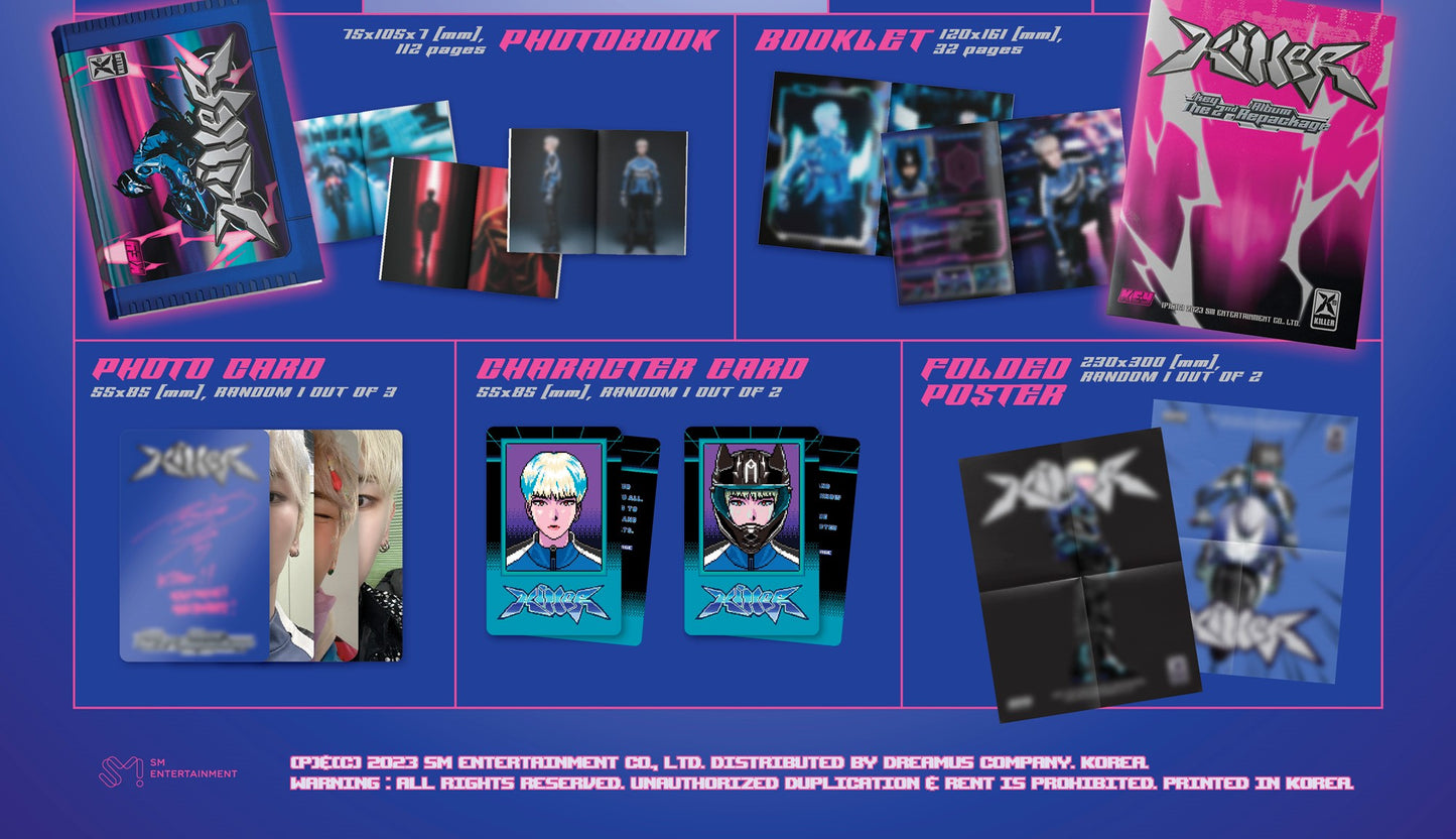 KEY Album Vol. 2 (Repackage) - Killer (GAMEPACK Ver.) (First Press Limited Edition)