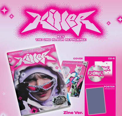 KEY Album Vol. 2 (Repackage) - Killer (Zine Ver.)