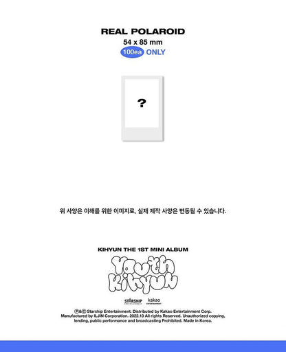 KIHYUN Mini Album Vol. 1 - YOUTH (Random)