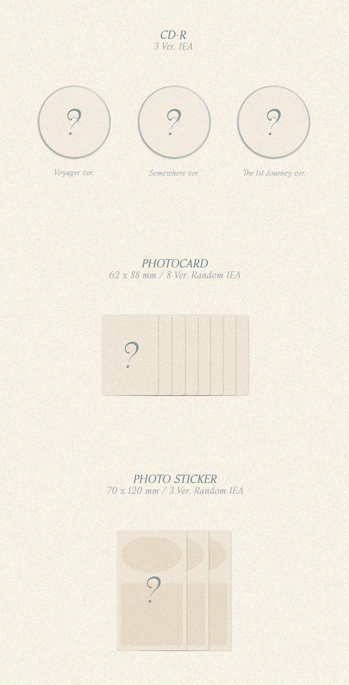 KIHYUN Single Album Vol. 1 - VOYAGER (Random)