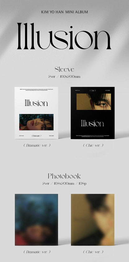 KIM YO HAN Mini Album Vol. 1 - Illusion (Random)