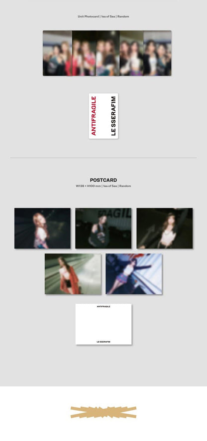 LE SSERAFIM Mini Album Vol. 2 - ANTIFRAGILE (COMPACT Ver.) (Random)