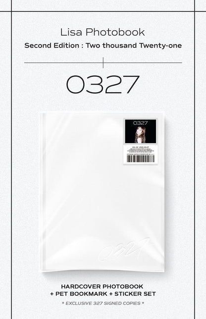 LISA PHOTOBOOK - 0327 (VOL.2 -SECOND EDITION)