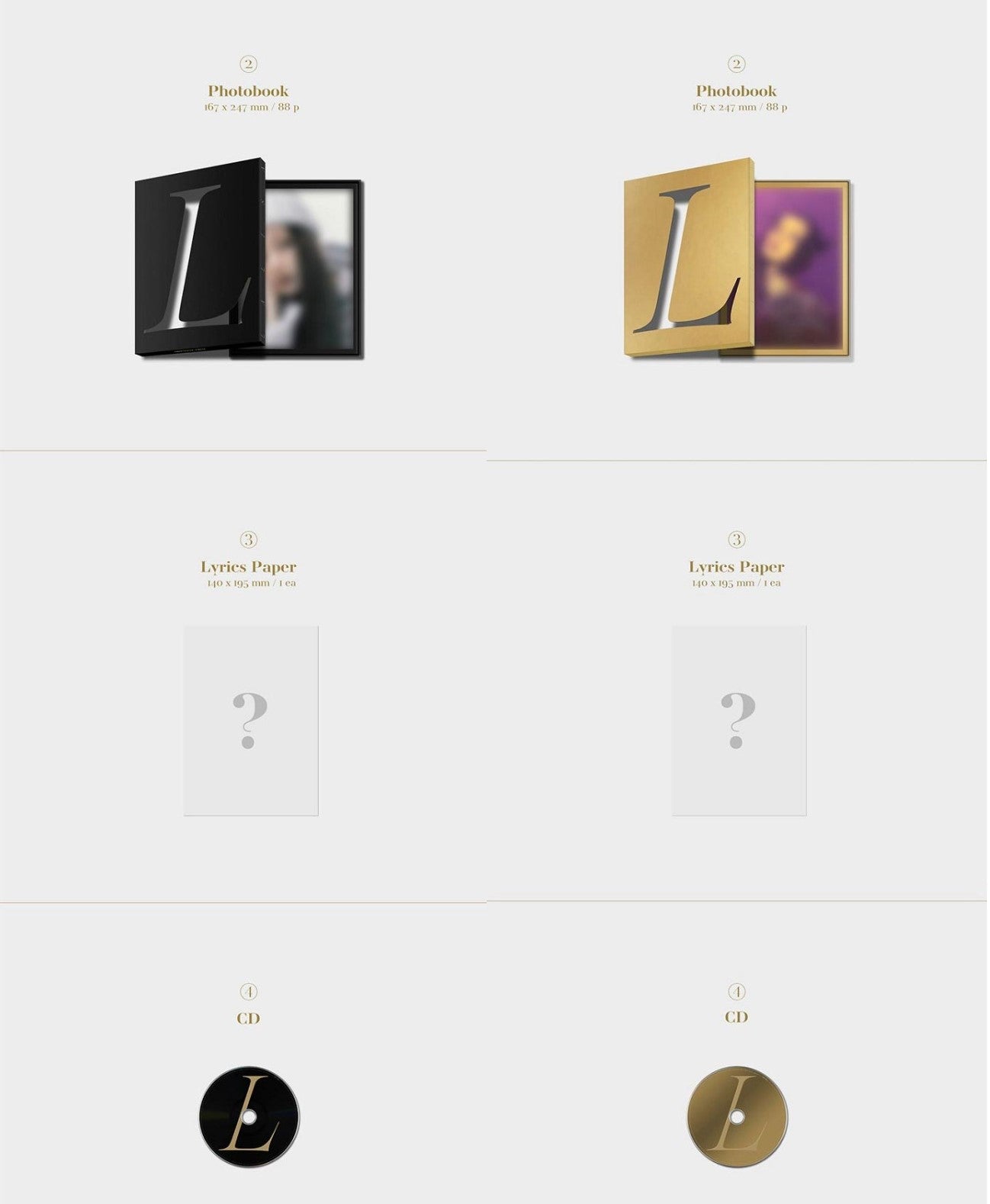 LISA FIRST SINGLE ALBUM - LALISA (Random)
