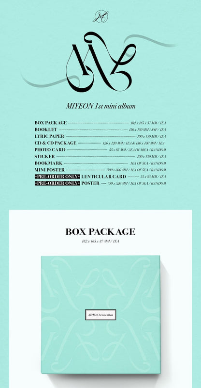 MIYEON Mini Album Vol. 1 - MY