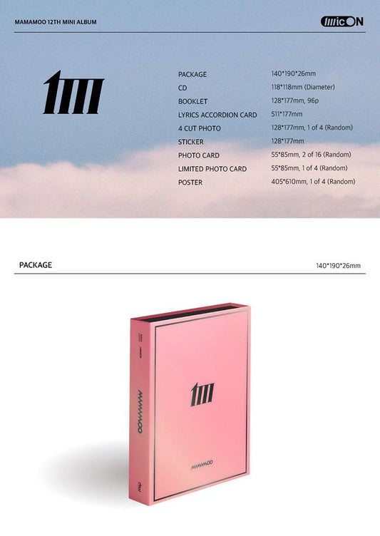 MAMAMOO Mini Album Vol. 12 - MIC ON (MAIN ver.)