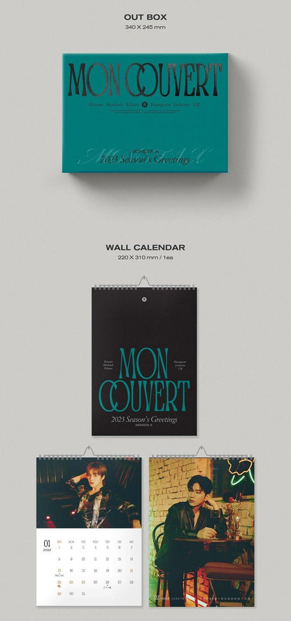 MONSTA X - 2023 Season's Greetings [MON COUVERT] (WALL CALENDAR Ver.)