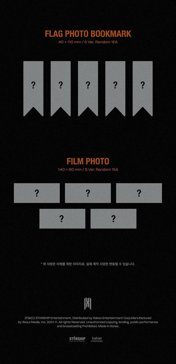 MONSTA X Mini Album Vol. 10 - NO LIMIT (Random)