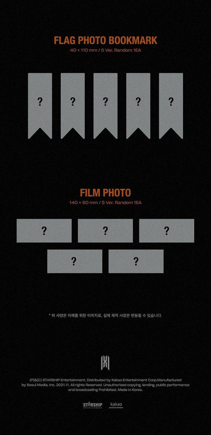 MONSTA X Mini Album Vol. 10 - NO LIMIT (Random)