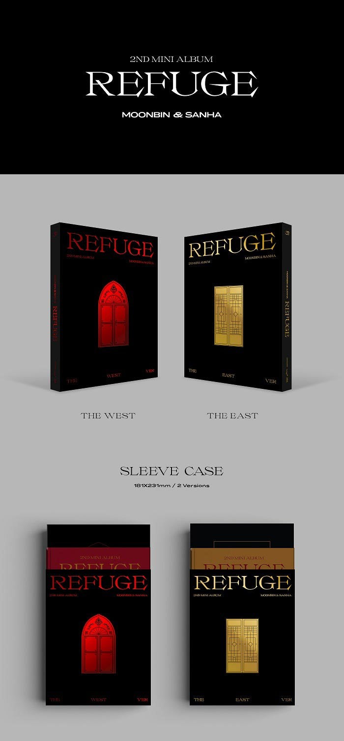 MOONBIN & SANHA Mini Album Vol. 2 - REFUGE (Random)