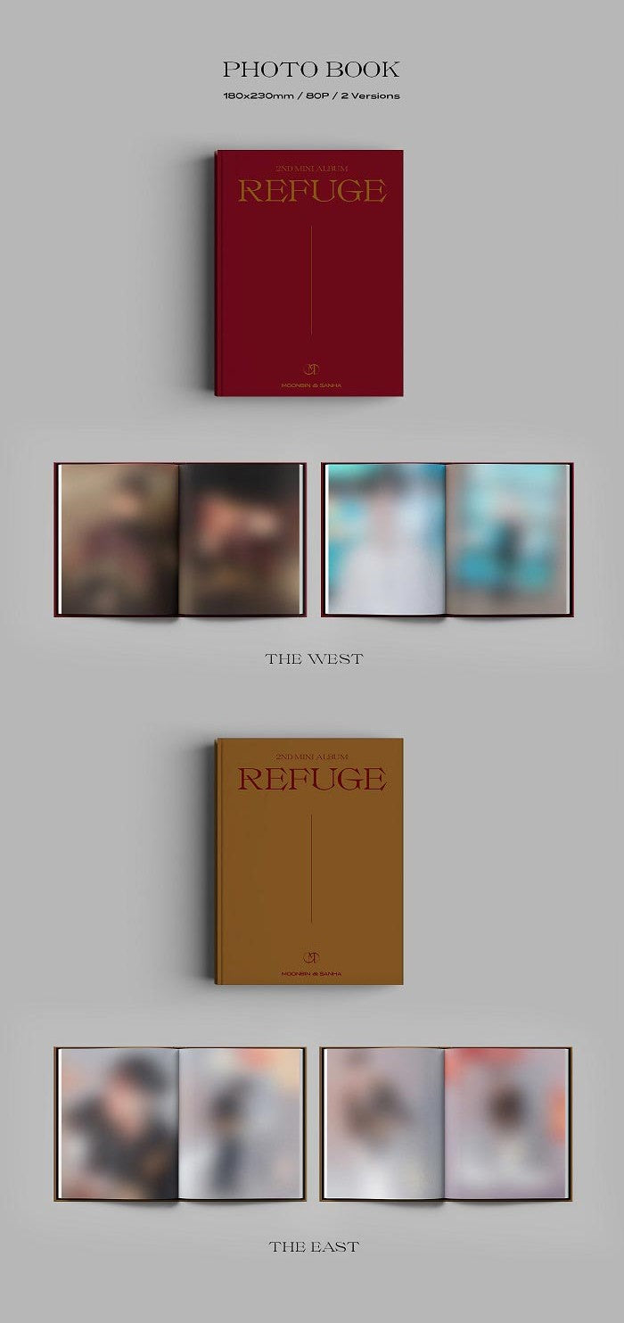 MOONBIN & SANHA Mini Album Vol. 2 - REFUGE (Random)