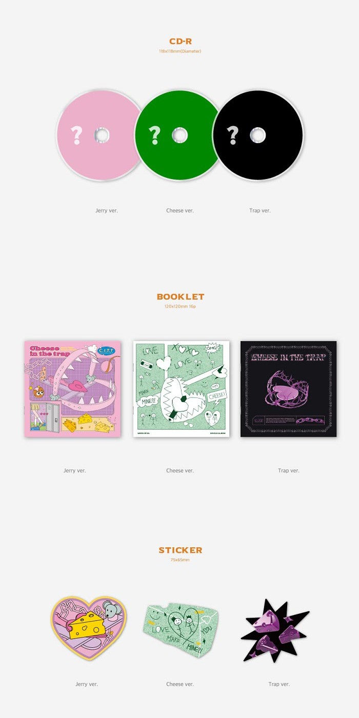 Moon Byul Single Album - C.I.T.T (Cheese in the Trap) (Random)