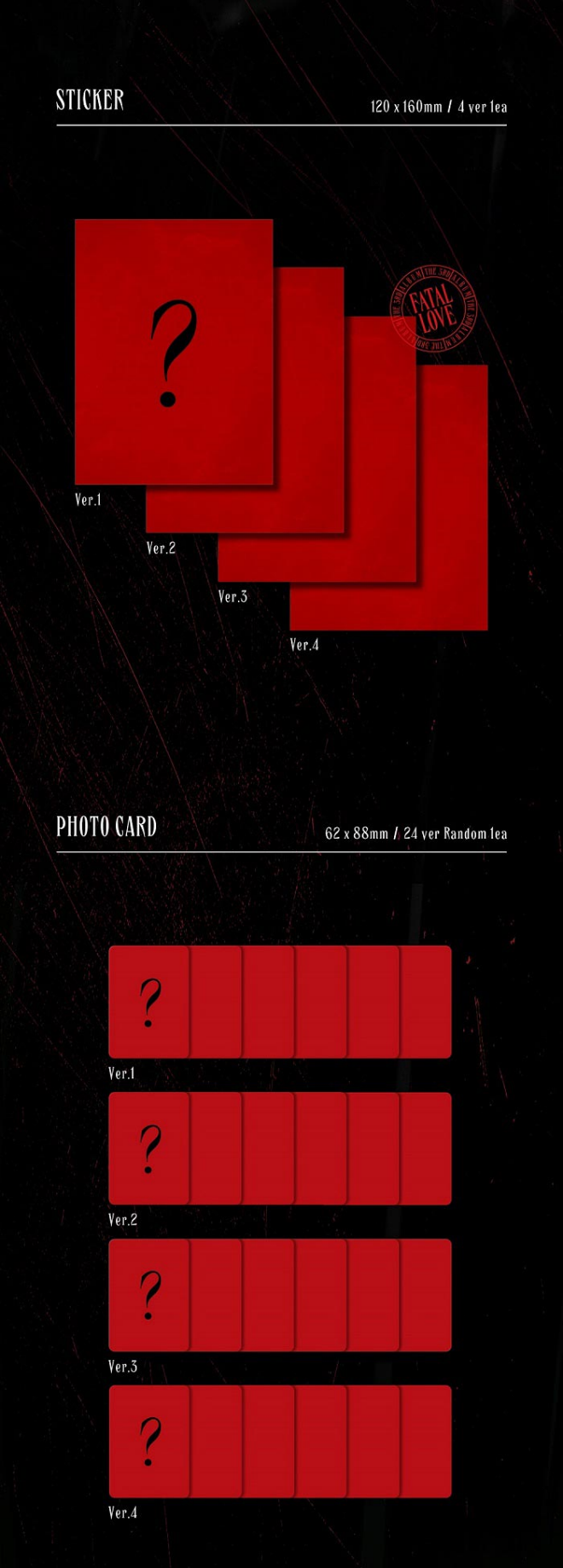 MONSTA X Album Vol. 3 - FATAL LOVE (Random)