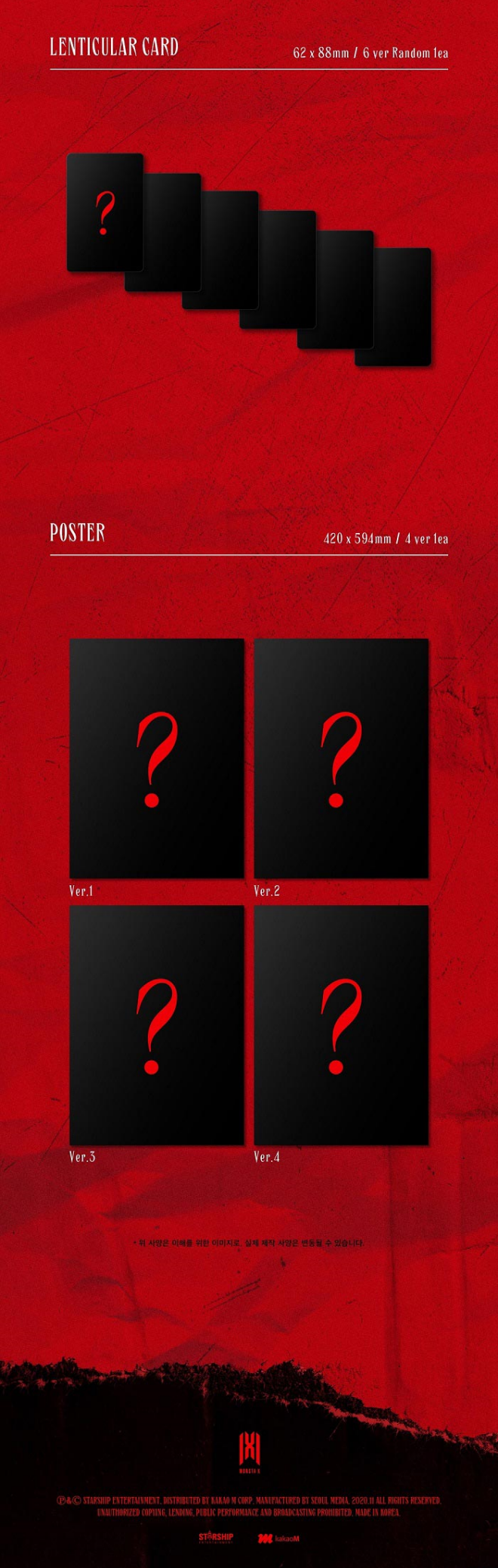 MONSTA X Album Vol. 3 - FATAL LOVE (Random)