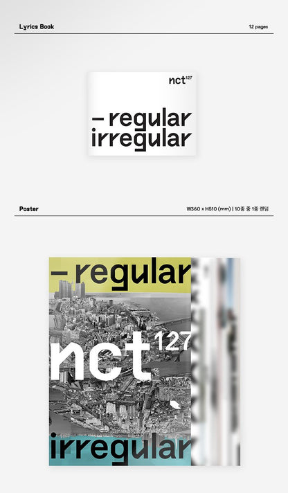 [PRE-OWNED] NCT 127 Album Vol. 1 - NCT 127 Regular-Irregular
