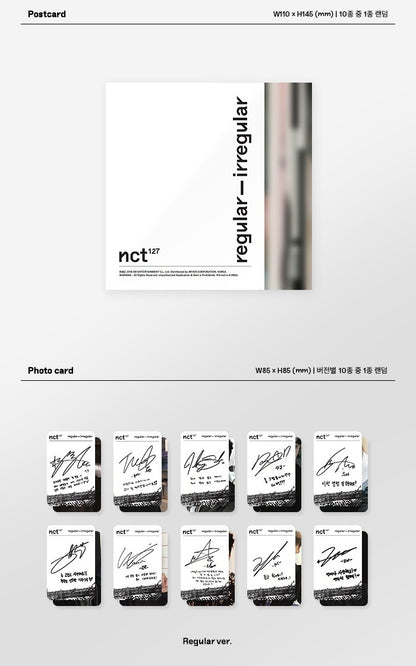 [PRE-OWNED] NCT 127 Album Vol. 1 - NCT 127 Regular-Irregular