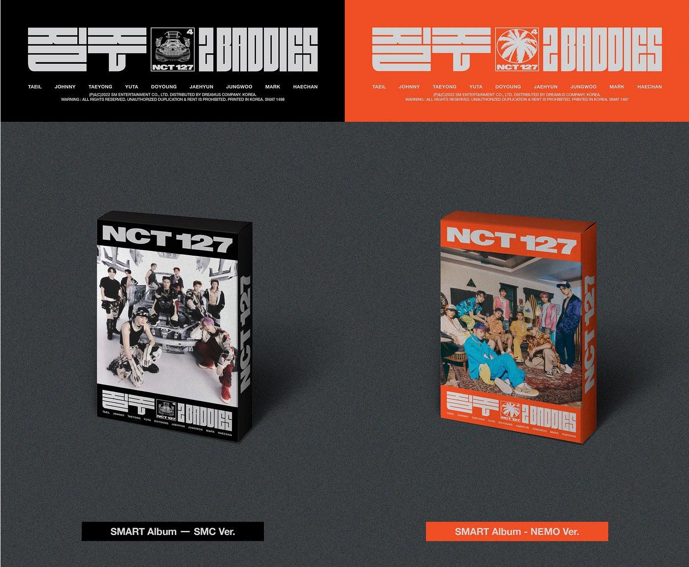NCT 127 Album Vol. 4 - 질주 (2 Baddies) [Smart Album ver.]