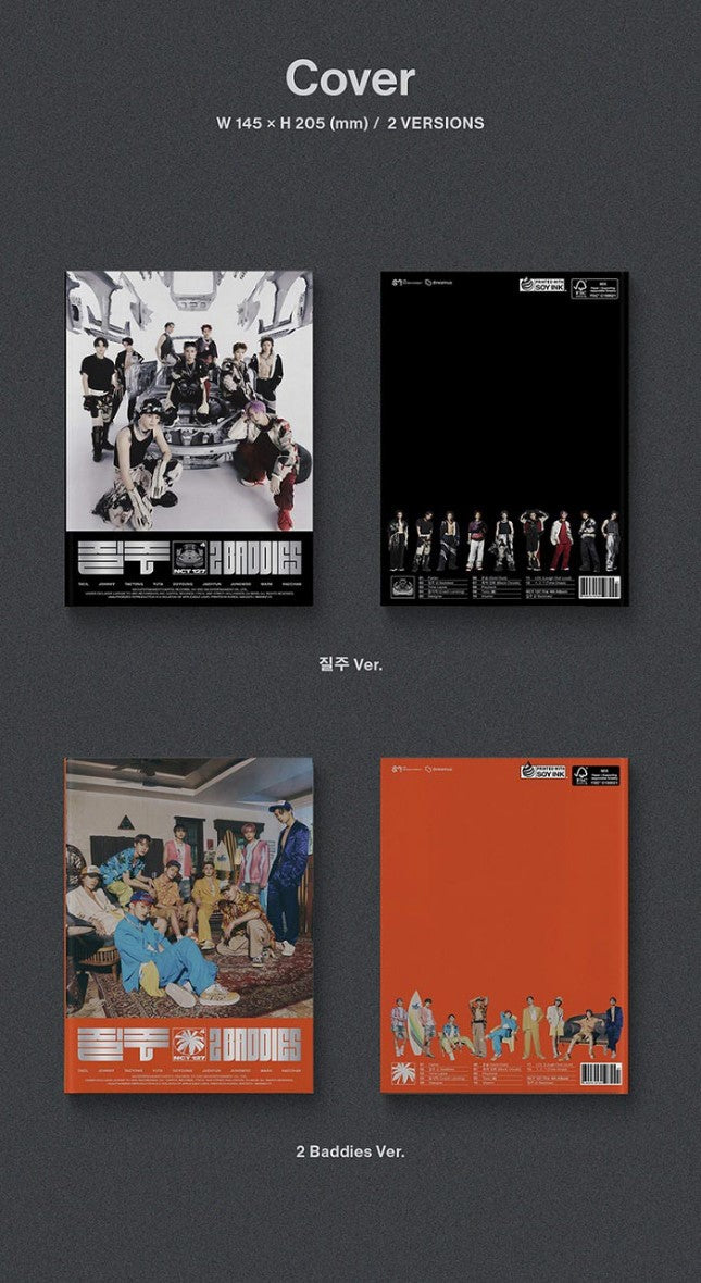 NCT 127 Album Vol. 4 - 질주 (2 Baddies) (Photobook Ver.) (Random)