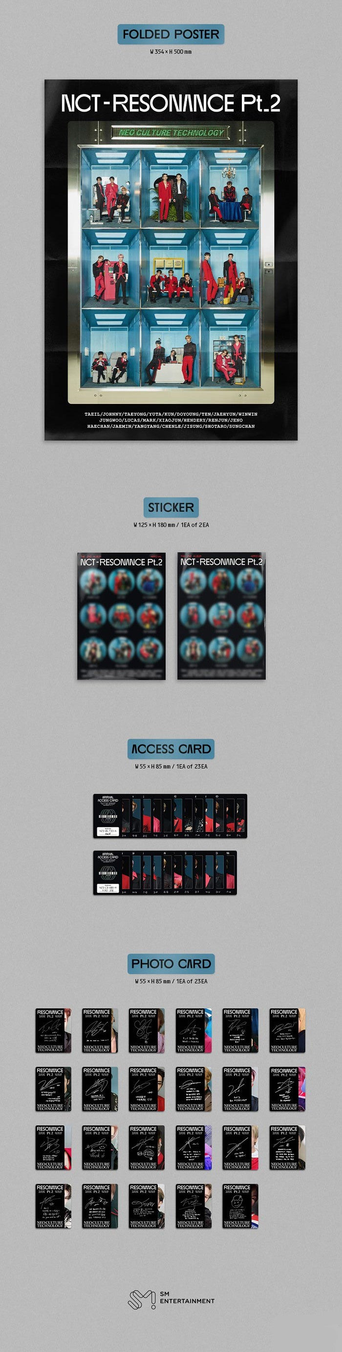 NCT - Album Vol.2 [The 2nd Album RESONANCE Pt.2] (Arrival Ver.)