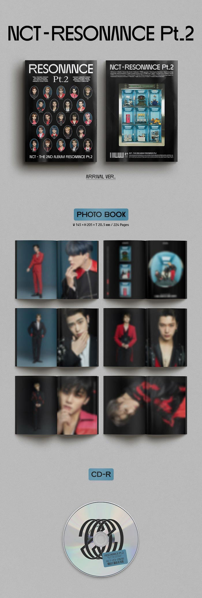 NCT - Album Vol.2 [The 2nd Album RESONANCE Pt.2] (Arrival Ver.)