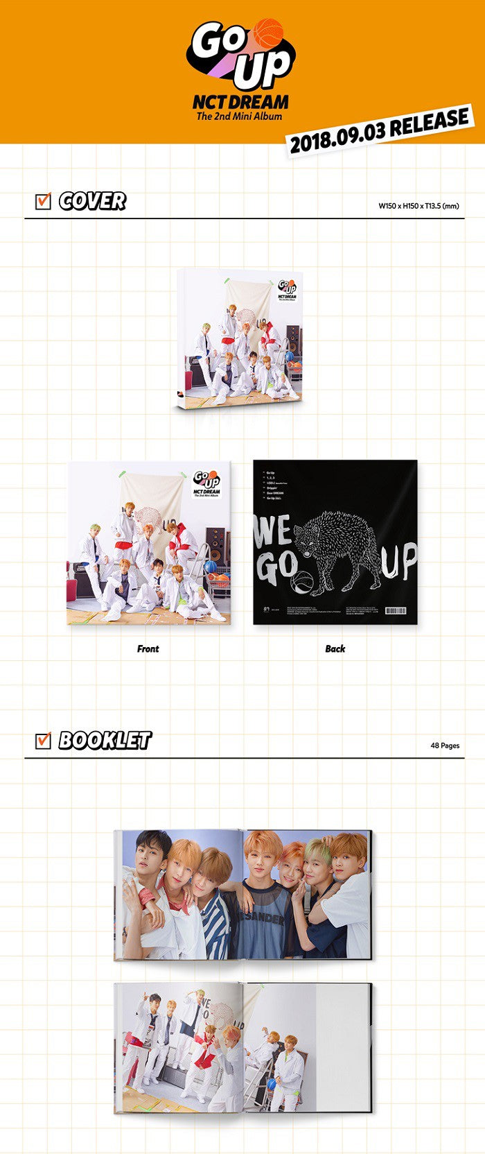 NCT DREAM Mini Album Vol. 2 - We Go Up [Reprint]