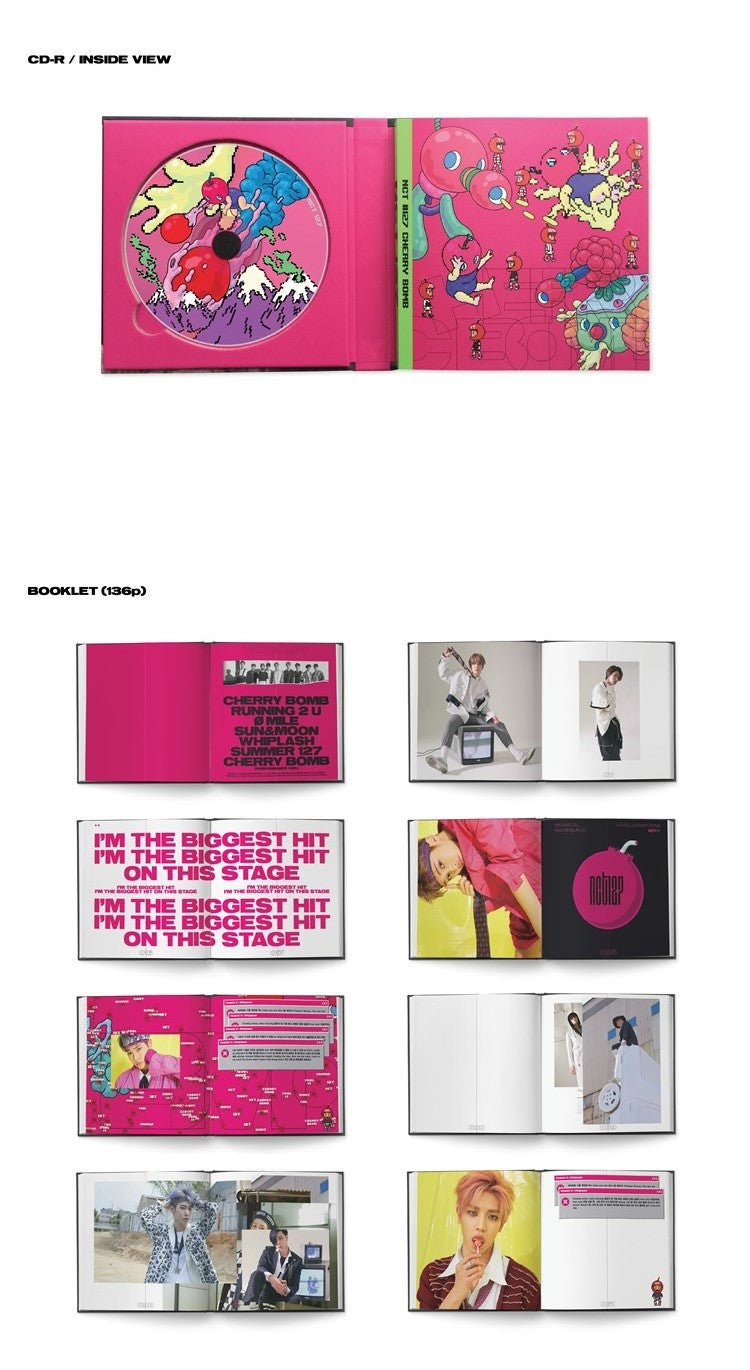 NCT 127 Mini Album Vol. 2 - CHERRY BOMB (Reprint)
